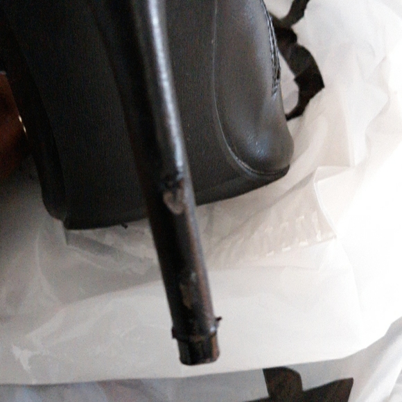 Wild Diva faux black jeweled shoes size 8.5 - Picture 5 of 5